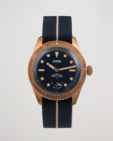 Herr | Pre-Owned & Vintage Watches | Oris Pre-Owned | Carl Brashear Calibre 401 Limited Edition Steel Blue