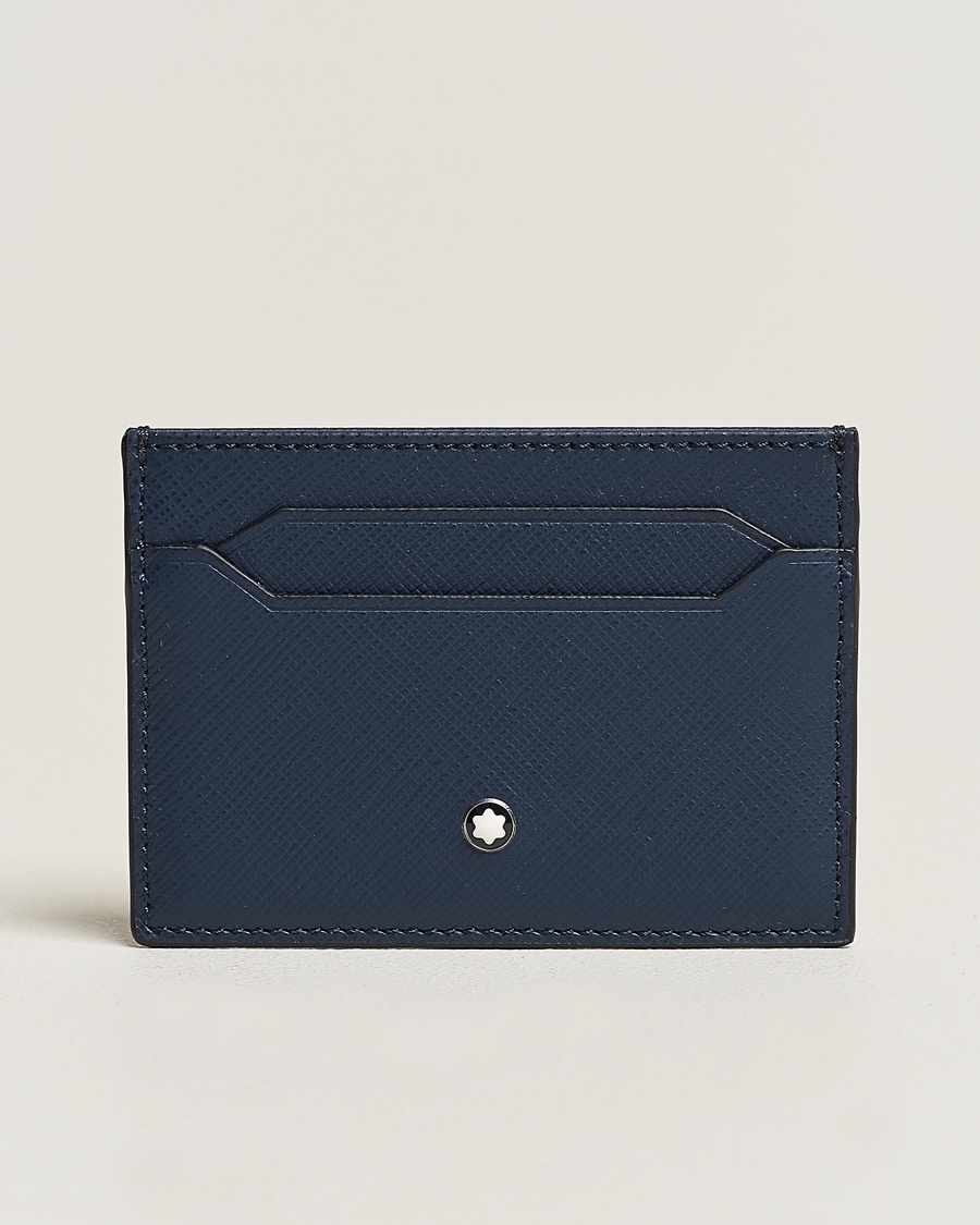 Montblanc Sartorial Card Holder 5cc Ink Blue – Blå