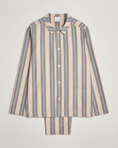 Herr | Pyjamasset | Nufferton | Uno Old School Pyjama Set Beige/Blue