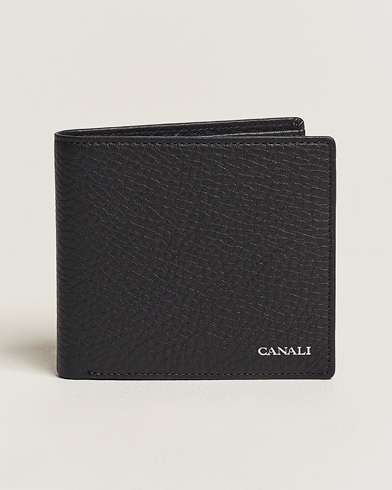 Herr | Korthållare | Canali | Grain Leather Wallet Black