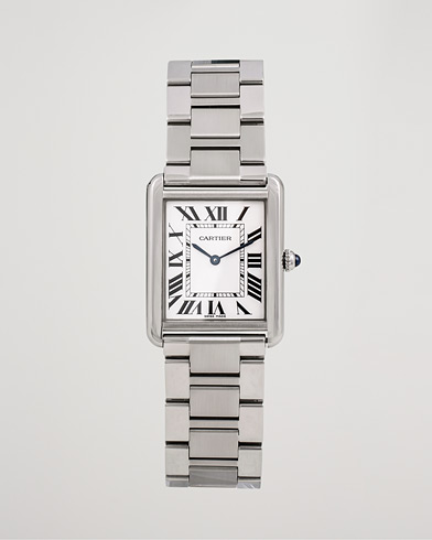 Herr | Pre-Owned & Vintage Watches | Cartier Pre-Owned | Tank Solo Large W5200014 Steel White