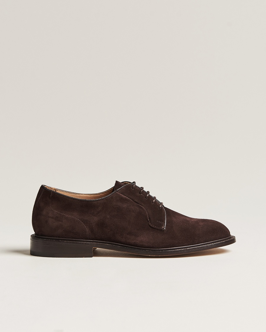  Robert Derby Shoes Coffee Suede