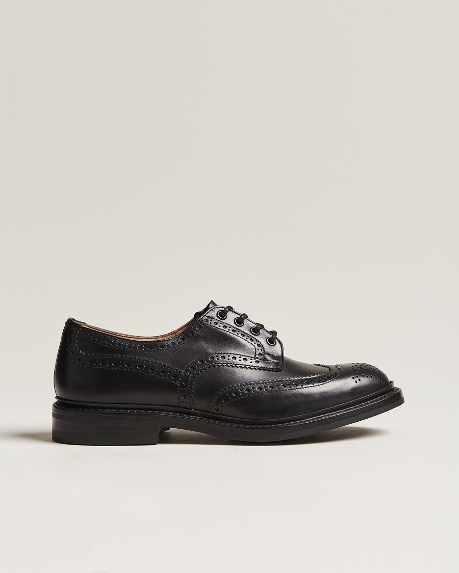 Herr | | Tricker's | Bourton Country Brogues Black Calf