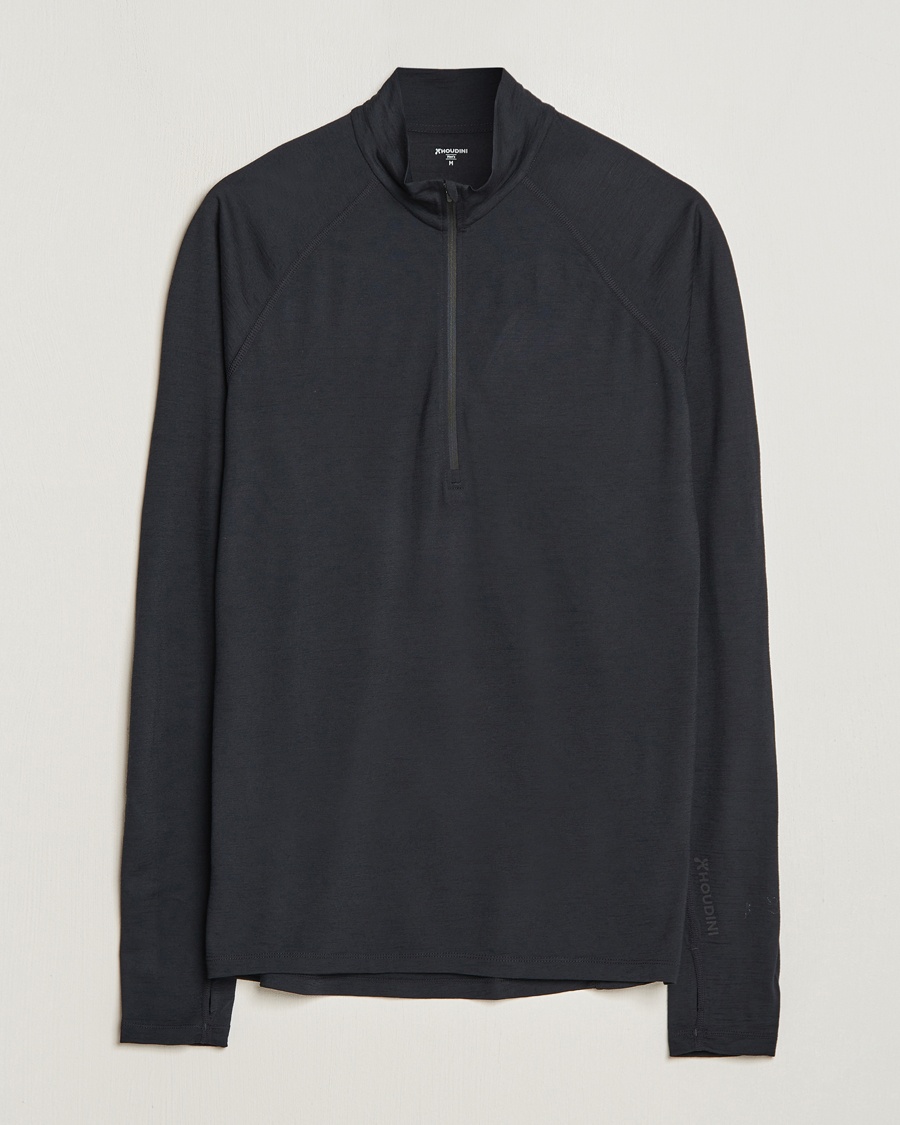 Herr | Houdini | Houdini | Desoli Merino Light Half Zip True Black