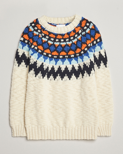  Felix Nordic Wool Sweater Ecru Multi