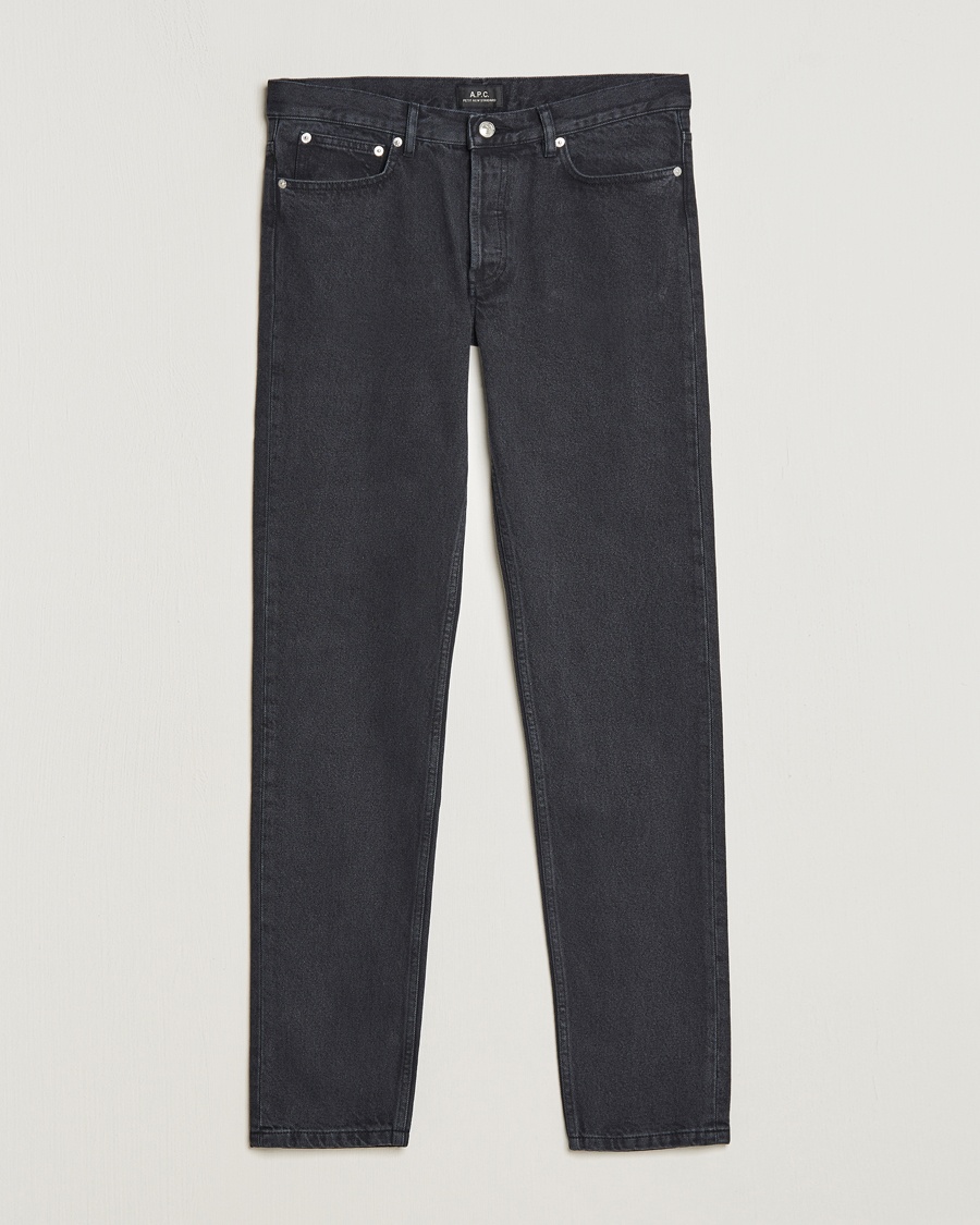 Herr | Tapered fit | A.P.C. | Petit New Standard Jeans Washed Black