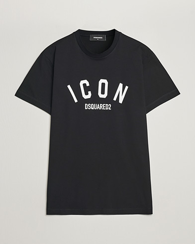 Herr | Dsquared2 | Dsquared2 | Cool Fit Be Icon Crew Neck T-Shirt Black