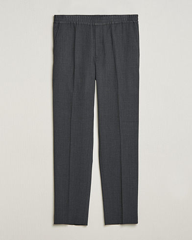 Herr | Filippa K | Filippa K | Relaxed Terry Wool Trousers Dark Grey Melange