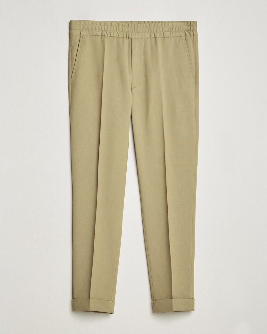 Herr | | Filippa K | Terry Cropped Trousers Sage Melange