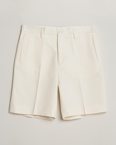  Cotton/Linen Shorts Bone White