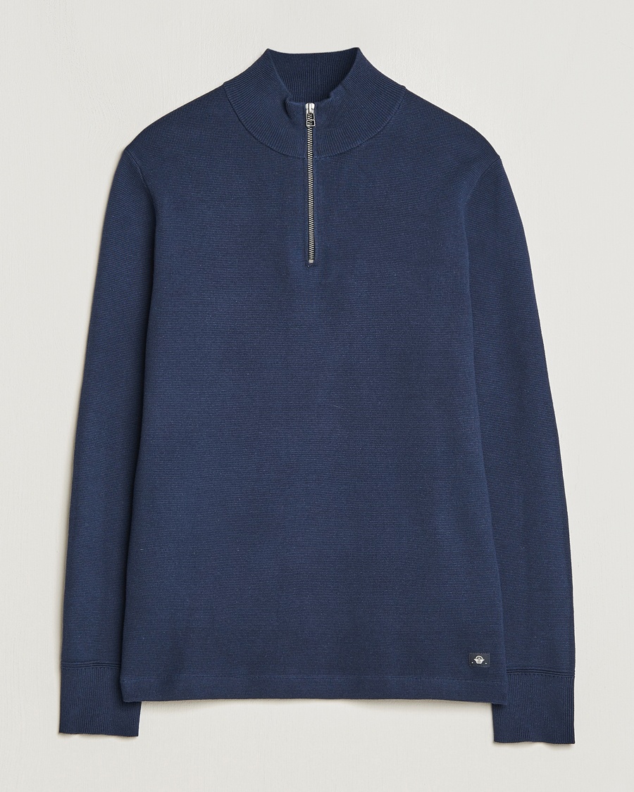 Herr | Tröjor | Dockers | Half Zip Sweater Navy Blazer