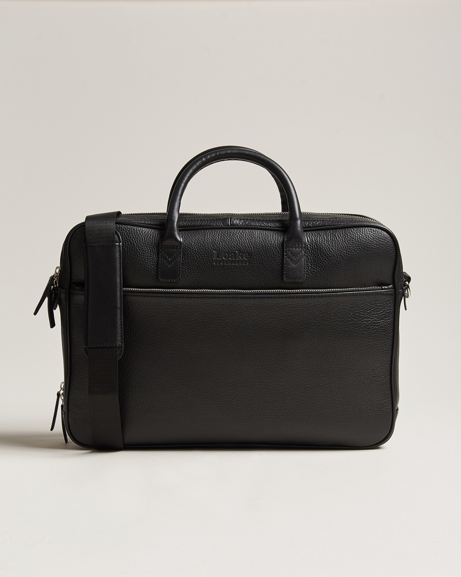 Herr | Portföljer | Loake 1880 | Westminster Grain Leather Briefcase Black