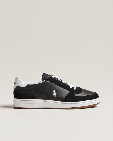 Herr | Mockaskor | Polo Ralph Lauren | CRT Leather/Suede Sneaker Black/White