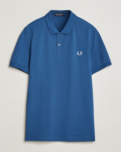 Herr |  | Fred Perry | Plain Polo Shirt Midnight Blue