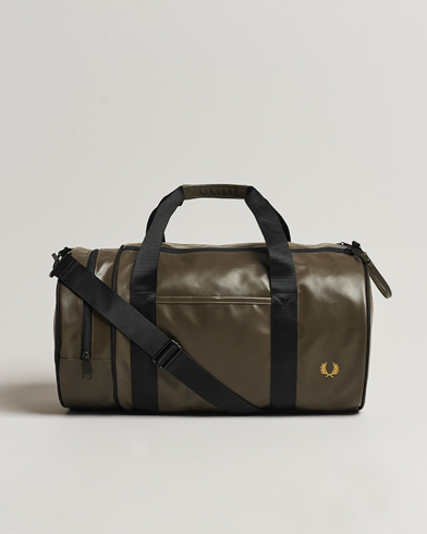 Herr | Accessoarer | Fred Perry | Tonal Classic Barrel Bag Uniform Green