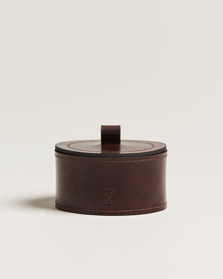 Tärnsjö Garveri Small Leather Box 002 Dark Brown – Brun