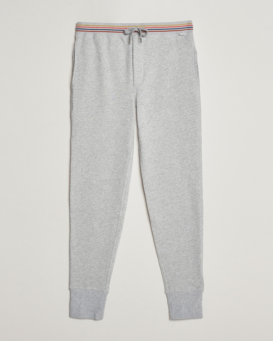 Paul Smith Artist Rib Sweatpants Grey Melange – Grå