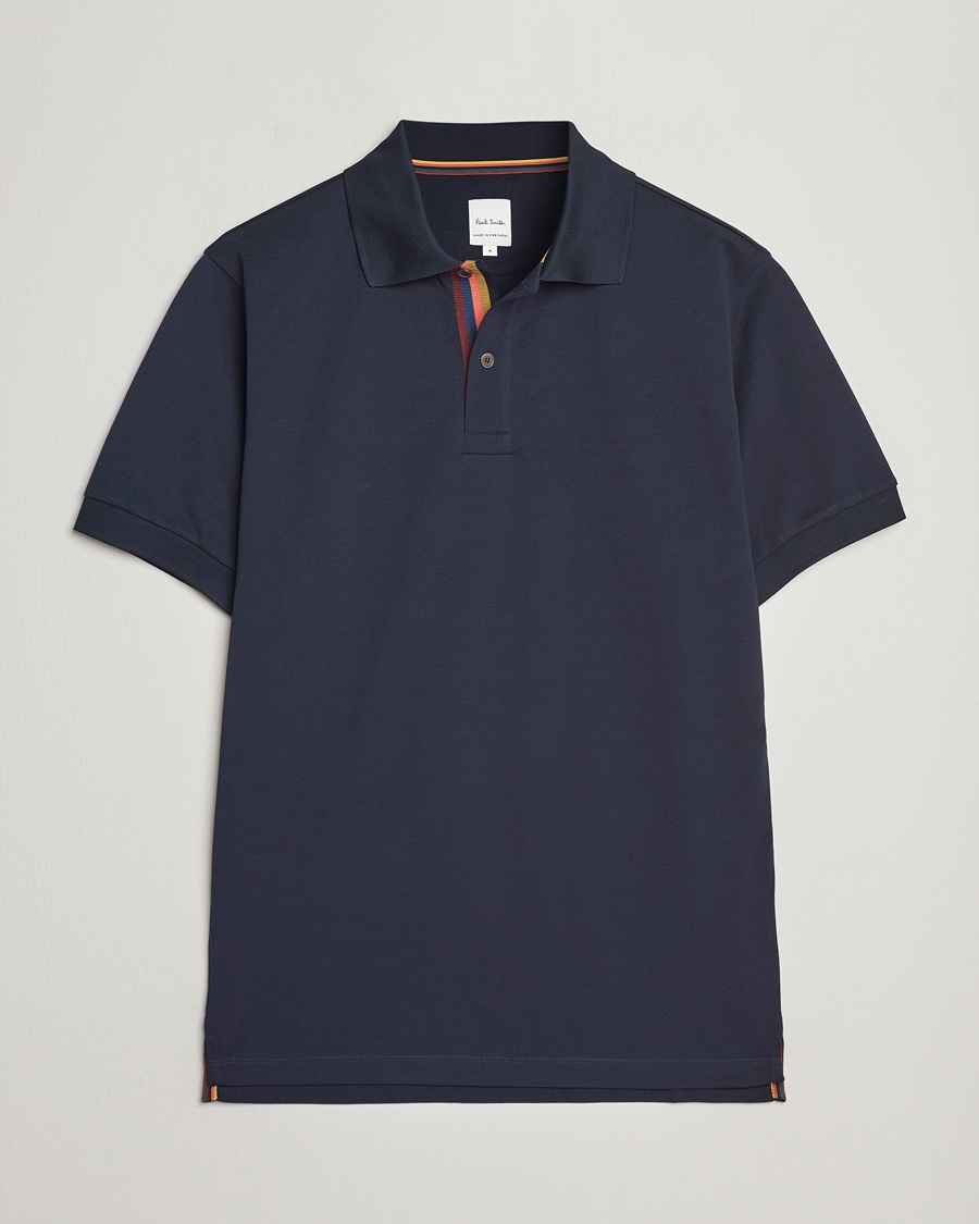 Herr | Tillfälligt säsongserbjudande | Paul Smith | Placket Stripe Polo Navy