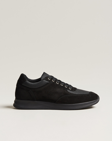Herr | Sneakers | Myrqvist | Stensund Running Sneaker Black Suede