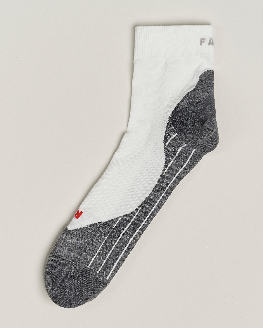 Herr | Ankelstrumpor | Falke Sport | Falke RU4 Endurance Short Running Socks White Mix