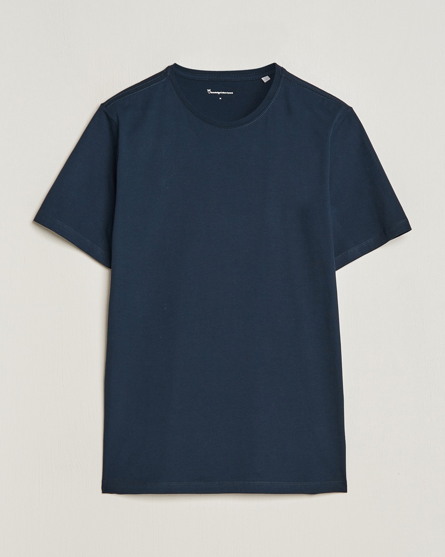 Herr | | KnowledgeCotton Apparel | Agnar Basic T-Shirt Total Eclipse