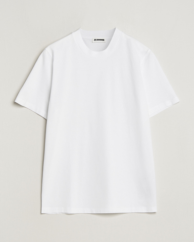 Herr | Vita t-shirts | Jil Sander | Round Collar Simple T-Shirt White