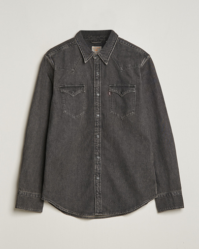 Herr |  | Levi's | Barstow Western Standard Shirt Black Washed