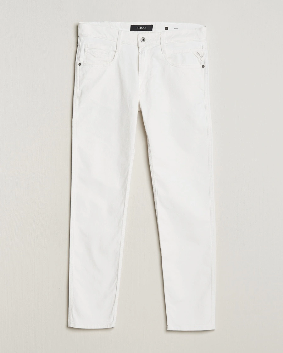 Herr | Vita jeans | Replay | Anbass Powerstretch Jeans White