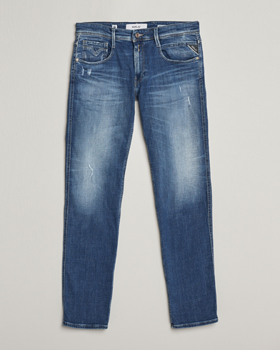 Herr | Blå jeans | Replay | Anbass 5 Year Stretch Jeans Medium Blue