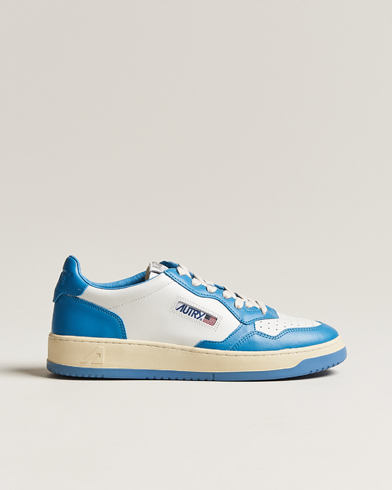  Medalist Low Bicolor Leather Sneaker White/Blue