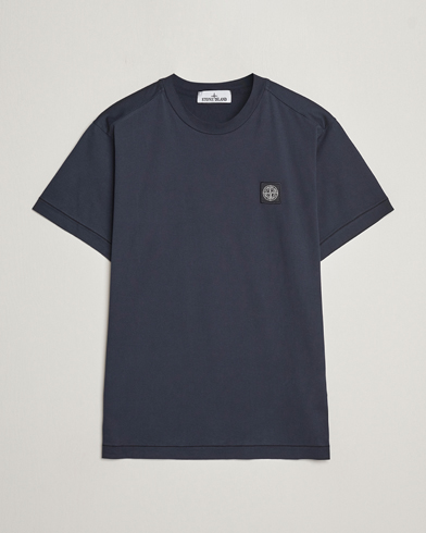 Herr | Kortärmade t-shirts | Stone Island | Garment Dyed Cotton Jersey T-Shirt Navy Blue