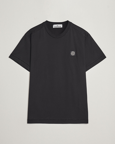 Herr | Kortärmade t-shirts | Stone Island | Garment Dyed Cotton Jersey T-Shirt Black