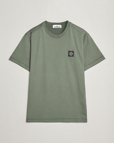 Herr | Kortärmade t-shirts | Stone Island | Garment Dyed Cotton Jersey T-Shirt Musk