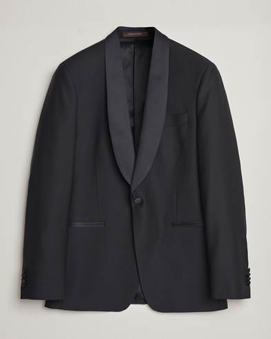 Herr | Fira stilfullt på nyår | Oscar Jacobson | Figaro Wool Tuxedo Blazer Black