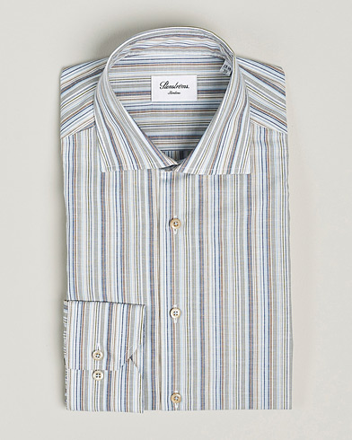 Herr |  | Stenströms | Slimline Multi Stripe Cut Away Shirt Multi