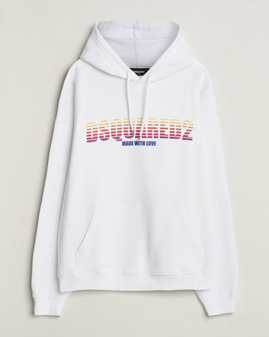 Herr | Dsquared2 | Dsquared2 | Loose Fit Hoodie White