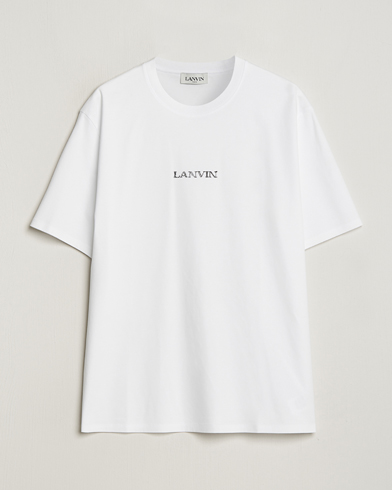 Herr | Vita t-shirts | Lanvin | Embroidered Logo T-Shirt White