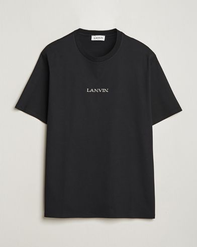 Herr | Lanvin | Lanvin | Embroidered Logo T-Shirt Black