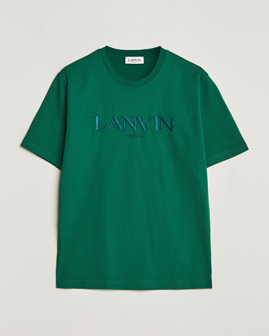 Herr | Lanvin | Lanvin | Paris Classic Logo T-Shirt Bottle Green