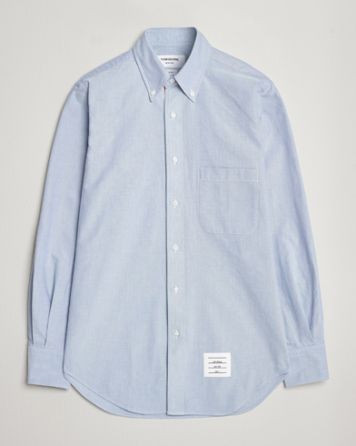 Herr | Thom Browne | Thom Browne | Constrast Placket Oxford Shirt Light Blue