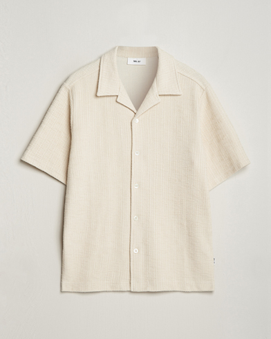 Herr | Skjortor | NN07 | Julio Short Sleeve Shirt Ecru