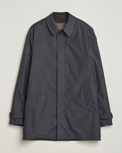 Herr | Dressade jackor | MooRER | Waterproof Detachable Liner Tech Coat Dark Grey