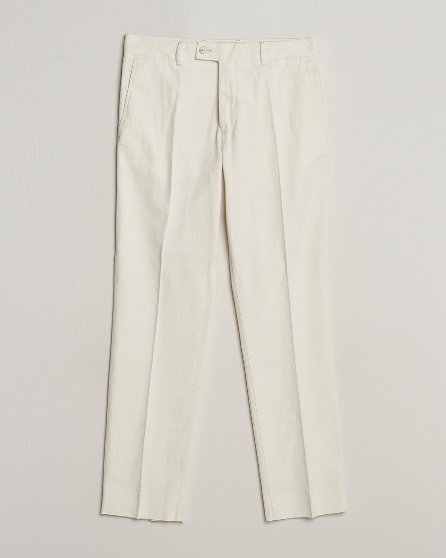  Lois Cotton/Linen Stretch Pants Cloud White
