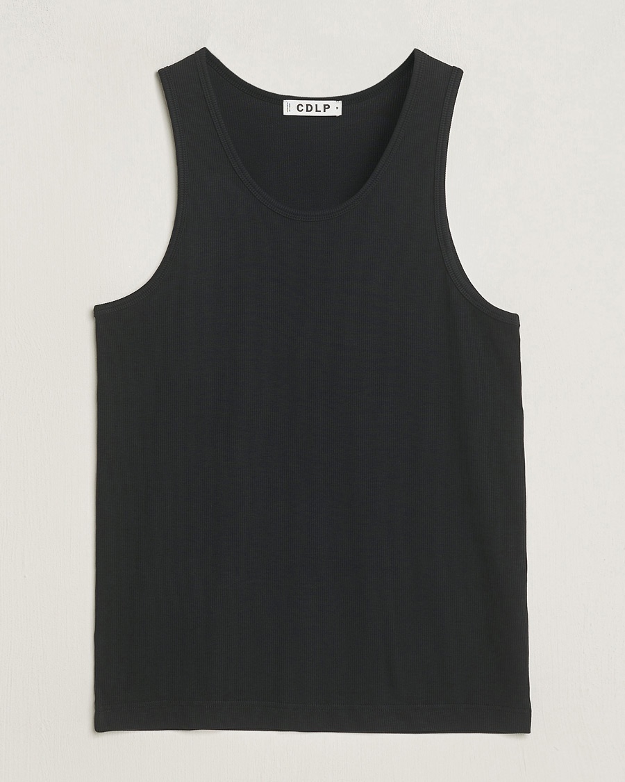 CDLP Rib Tank Top Off Black – Svart