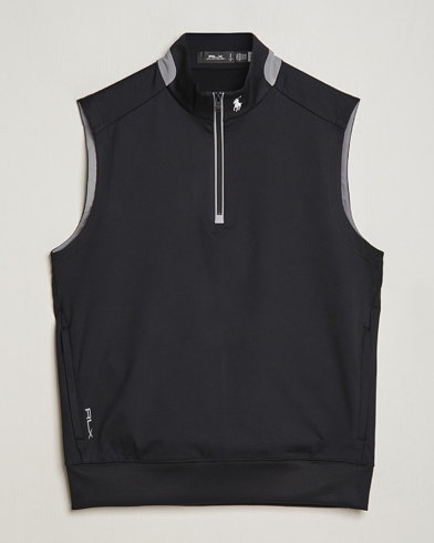 Herr | Västar & Slipovers | RLX Ralph Lauren | Luxury Performance Vest Polo Black