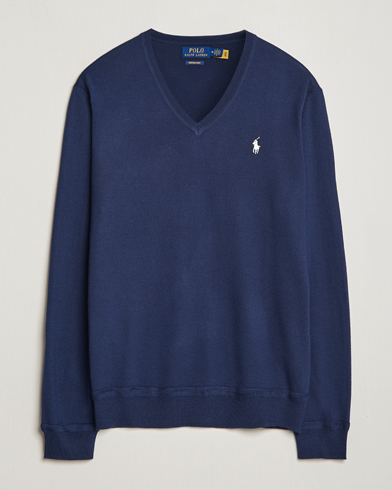 Herr | Polo Ralph Lauren Golf | Polo Ralph Lauren Golf | Wool Knitted V-Neck Sweater Refined Navy