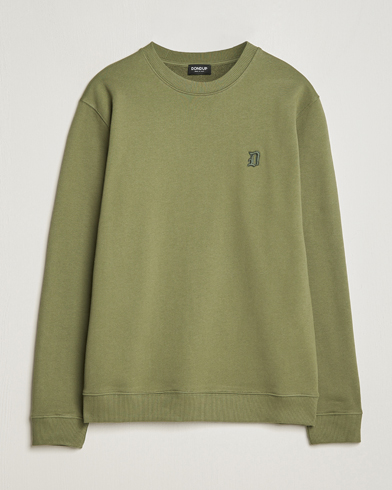 Herr | Sweatshirts | Dondup | Loco Crew Neck Sweatshirt Olive Green