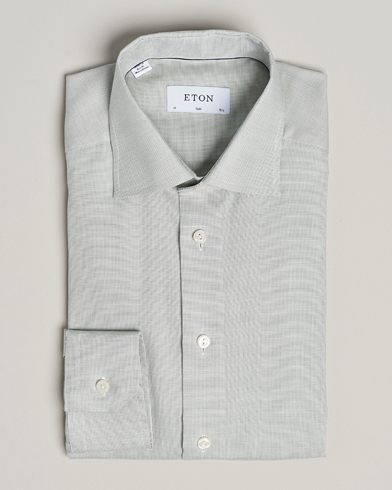 Herr |  | Eton | Slim Fit Twill Shirt Mid Green