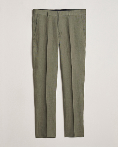  Tenuta Linen Suit Trousers Thyme
