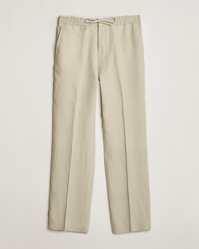  Iscove Linen Drawstring Trousers Dawn Misty
